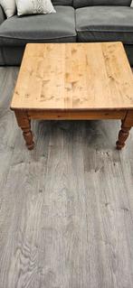 Salon tafel grenen, Ophalen, 50 tot 100 cm, Zo goed als nieuw, Minder dan 50 cm