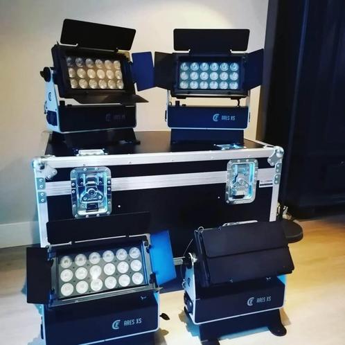 4x CLF Ares incl z.g.a.n. Flightcase, Muziek en Instrumenten, Licht en Laser, Zo goed als nieuw, Licht, Ophalen