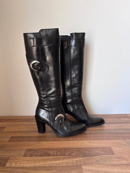 Tremp laarzen | zwart | maat 38,5, Kleding | Dames, Schoenen, Gedragen, Hoge laarzen, Zwart, Ophalen of Verzenden