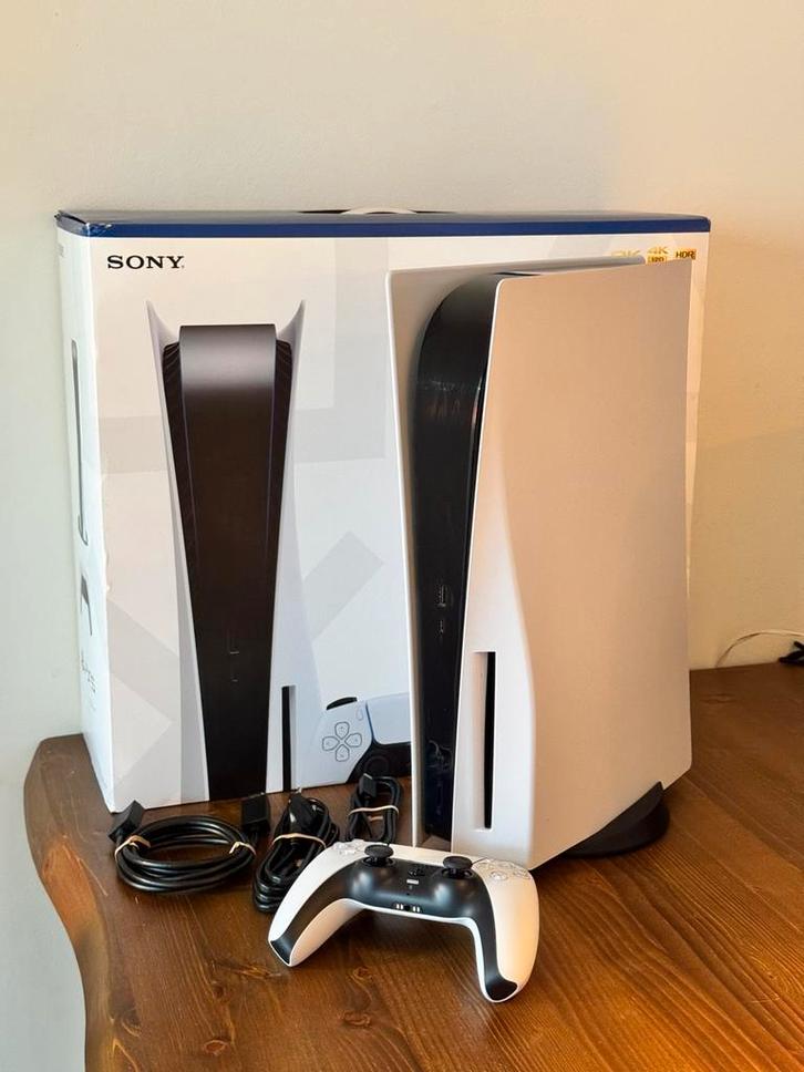 Playstation 5 disc editie inclusief controller, Spelcomputers en Games, Spelcomputers | Sony PlayStation 5, Gebruikt, Ophalen