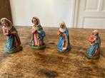 Antieke kerststalfiguren vroeg plastic/kunststof Maria, Gebruikt, Ophalen of Verzenden