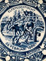 Elfstedentocht 1986, Antiek en Kunst, Antiek | Wandborden en Tegels, Ophalen of Verzenden