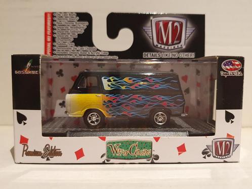 M2 machines 1/64 1965 Ford Econoline Van Custom, Hobby en Vrije tijd, Modelauto's | Overige schalen, Nieuw, Auto, Ophalen of Verzenden