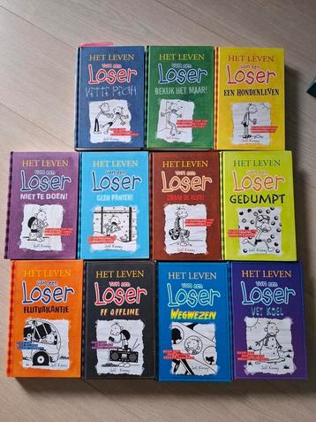 Boeken Leven van een loser, deel 2 t/m 10, 12, 13 beschikbaar voor biedingen