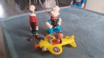 Popeye & Olijfje figuren + Corgi diecast vliegtuigje, Gebruikt, Ophalen of Verzenden, Overige figuren, Beeldje of Figuurtje