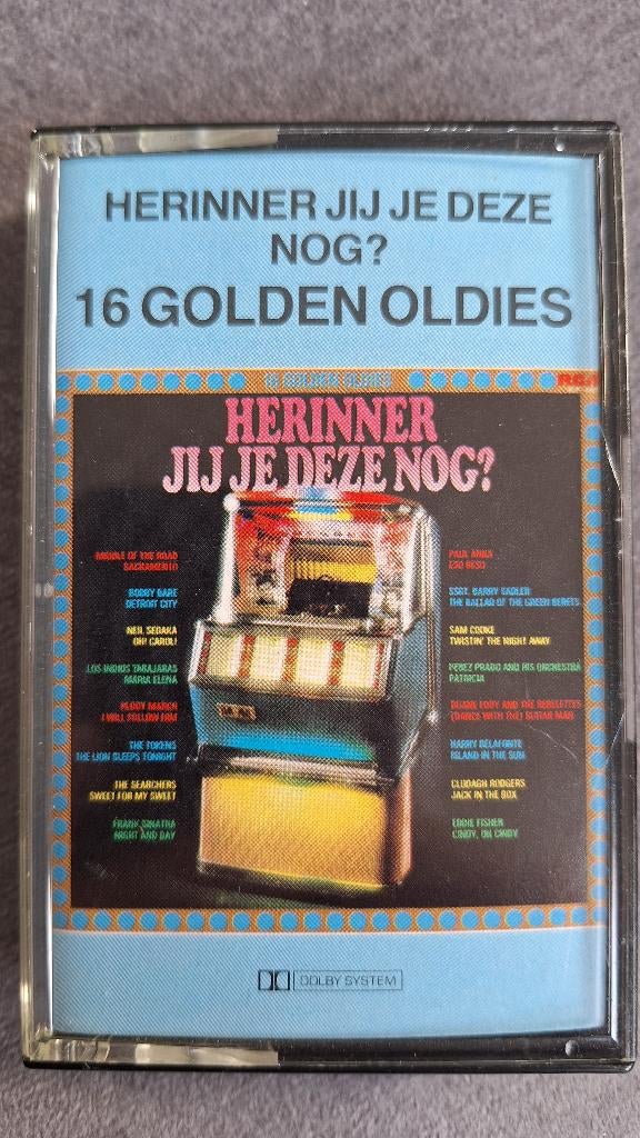 Herinner jij je deze nog? - 16 Golden Oldies. Zeer goed, Cd's en Dvd's, Cassettebandjes, Gebruikt, 1 bandje, Ophalen of Verzenden