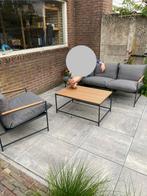 Loungeset tuin; bank + 2 loungestoelen + tafel, Ophalen, Kunststof, Gebruikt, Loungeset