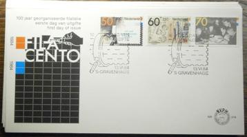 NVPH 218 100 jaar  filatelie - Den Haag 13-6-1984 beschikbaar voor biedingen