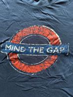 Mind the gap, london tube underground blue tshirt, Kleding | Heren, Gedragen, Blauw, Ophalen of Verzenden