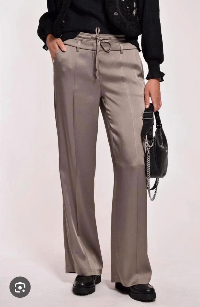 Cambio Amelie Taupe Broek Maat 38, Kleding | Dames, Broeken en Pantalons, Zo goed als nieuw, Maat 38/40 (M), Beige, Lang, Ophalen of Verzenden