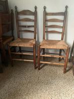 4 antieke knopstoelen, boeren stoelen, Ophalen