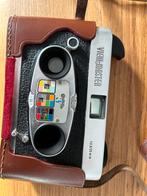 Vintage View-Master camera inclusief leren tas, Audio, Tv en Foto, Fotocamera's Analoog, Spiegelreflex, Zo goed als nieuw, Ophalen