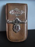 LEREN SIGAREN HOUDER met ZILVER BESLAG verzenden mogelijk, Ophalen, Gebruikt