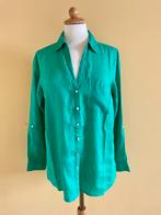 Sigrid Olsen groene linnen blouse. Maat S, Kleding | Dames, Blouses en Tunieken, Nieuw, Ophalen of Verzenden, Sigrid Olsen, Maat 36 (S)
