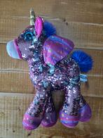 Unicorn Knuffel Pailletten - Toverland, Ophalen of Verzenden, Zo goed als nieuw, Paard