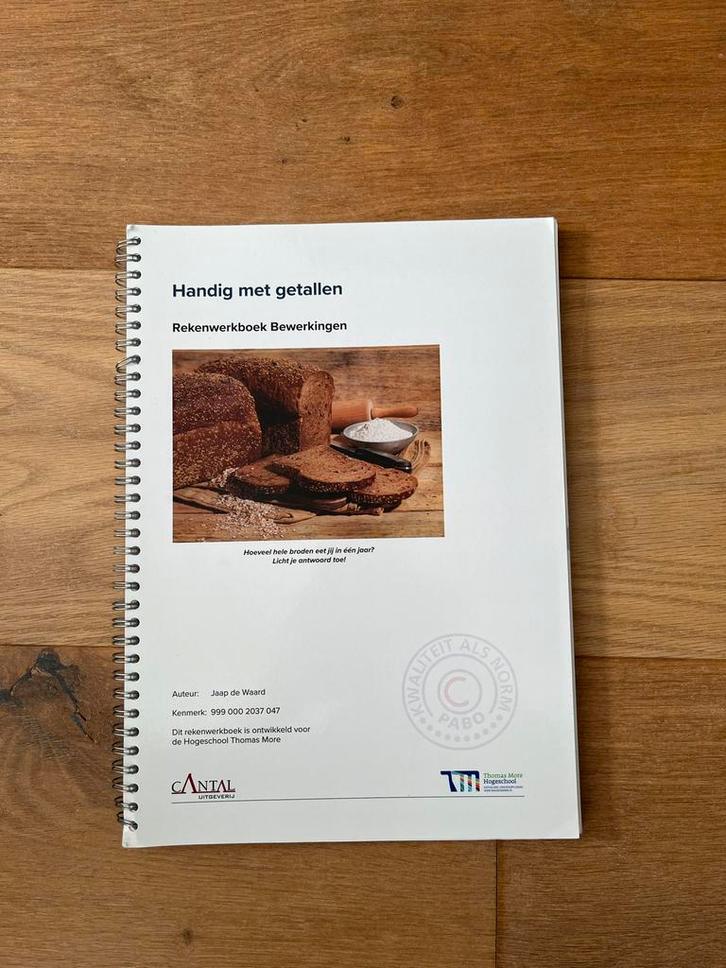 Handig met getallen - Rekenwerkboek Bewerkingen, PABO, Boeken, Studieboeken en Cursussen, Zo goed als nieuw, MBO, Ophalen of Verzenden