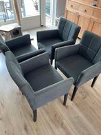 Eetkamer stoelen 4 stuks Troubadour gebruikt 40 euro, Huis en Inrichting, Stoelen, Ophalen, Gebruikt, Vier, Stof