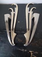 Paar Art Deco messing-brons deur-of kastgrepen, Ophalen of Verzenden