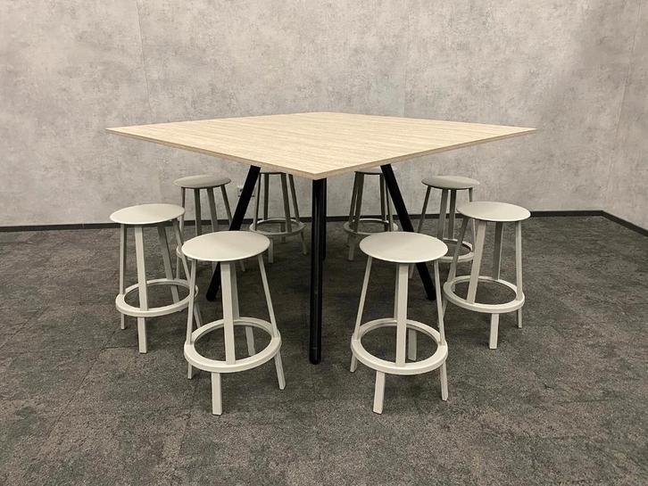 (6) NIEUW! – HAY Revolver barkruk – Leon Ransmeier, Huis en Inrichting, Barkrukken, Nieuw, 60 tot 90 cm, Metaal, 5 krukken of meer