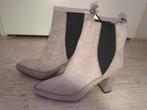 Nieuw suede look grijze enkellaarsjes mt 39, H&M, Nieuw, Ophalen of Verzenden, Grijs