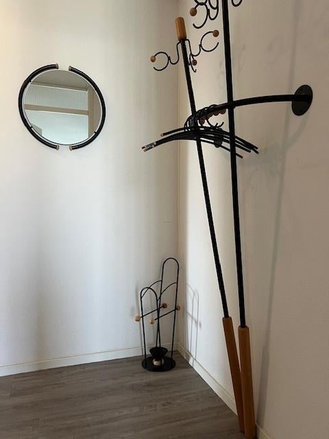 Vintage kapstok set van Bony Design, Huis en Inrichting, Woonaccessoires | Kapstokken, 100 tot 150 cm, Zo goed als nieuw, Metaal