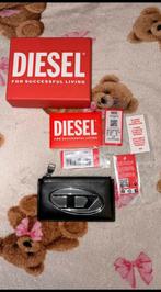 Diesel portemonnee / card holder – zo goed als nieuw, Verzenden, Nieuw, Zwart, Overige merken