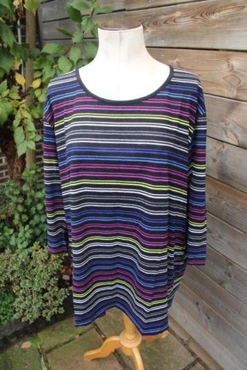 Tuniek zwart/ kleur Ulla Popken mt 54/56 3/4 mouw vaste prij beschikbaar voor biedingen