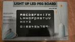 Light Up Led Peg Board (Nieuw) In Doos, Ophalen of Verzenden, Zo goed als nieuw