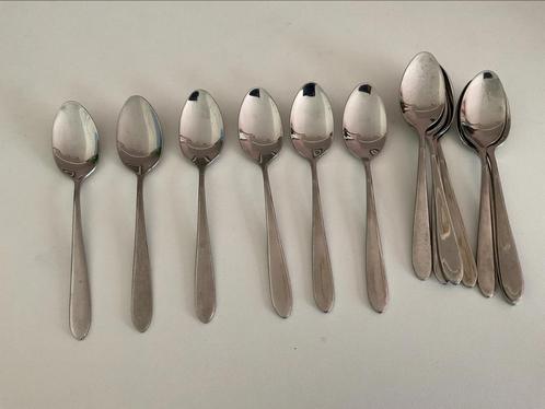 Koffielepels/theelepels 14 stuks, Huis en Inrichting, Keuken | Bestek, Gebruikt, Los bestek, Rvs of Chroom, Ophalen of Verzenden