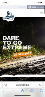 Startbewijs Drenthe 200, Tickets en Kaartjes, Sport | Overige, Eén persoon, December