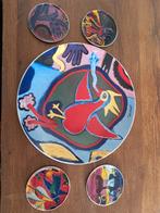 Corneille schaal met 4 kleine schaaltjes, Ophalen of Verzenden