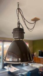 Oude industriële hanglamp, Huis en Inrichting, Lampen | Hanglampen, Ophalen, Gebruikt, 50 tot 75 cm