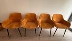 Set van 4 Konna Eetkamerstoelen van Kave Home - Mosterdgeel, Ophalen, Overige kleuren, Zo goed als nieuw, Vier