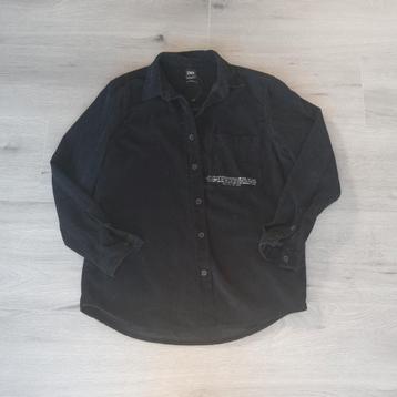 ZARA overhemd van corduroy – zwart – maat L beschikbaar voor biedingen