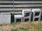 5 betonnen u-element en/of 7 betontegels, Tuin en Terras, Tegels en Klinkers, Ophalen, Gebruikt, Overige typen, Minder dan 5 m²