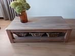Prachtige massief eiken salontafel Woood, Ophalen, 50 tot 100 cm, Rond, 50 tot 100 cm