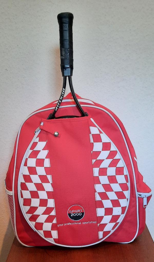 Dunlop jeugd tennisracket met nieuwe tennis-rugzak, Sport en Fitness, Tennis, Zo goed als nieuw, Racket, Dunlop, Ophalen of Verzenden