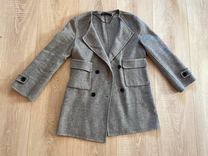 Zara Tussenjas Maat S - Zo Goed Als Nieuw!, Kleding | Dames, Jassen | Zomer, Zo goed als nieuw, Maat 36 (S), Grijs, Ophalen of Verzenden