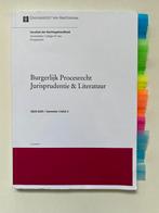Burgerlijk procesrecht jurisprudentie en literatuur uva, Verzenden, Zo goed als nieuw