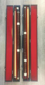 2-delie biljartkeu in een luxe mooi koffer, Ophalen of Verzenden