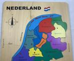 Nederland Nederlandse provincies houten puzzel educatief, Postbus 64461, Brunssum, Nederland, Verzenden, Kenduseditemsinfo@gmail.com