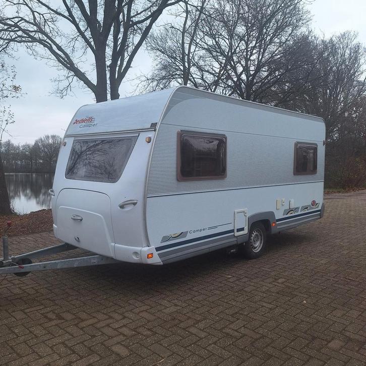 Dethleffs Camper 460, Voortent+Luifel, Mover, Keuring 2021, Caravans en Kamperen, Caravans, Particulier, tot en met 4, 750 - 1000 kg