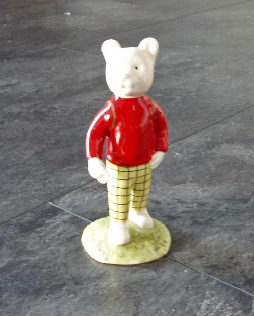 Rupert Bear Satchel - Bruintje Beer - Beswick Royal Doulton, Verzamelen, Stripfiguren, Zo goed als nieuw, Beeldje of Figuurtje
