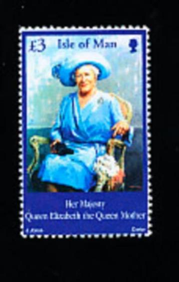 ISLE of MAN postfris QUEEN MOTHER 3gbp koopje beschikbaar voor biedingen