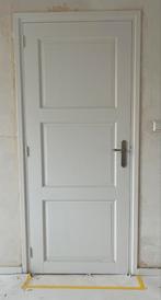 Witte binnendeur 82,9x200,8cm incl. beslag, Ophalen, Gebruikt, 80 tot 100 cm, Binnendeur