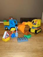Duplo vrachtauto en graafmachine 10812, Kinderen en Baby's, Speelgoed | Duplo en Lego, Ophalen of Verzenden, Zo goed als nieuw