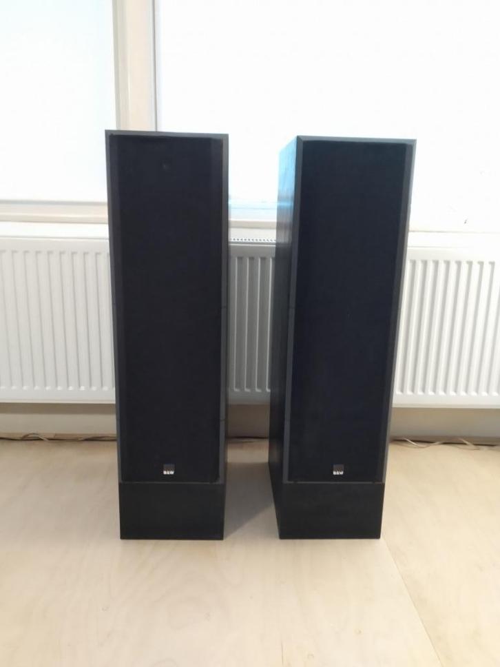 B&W DM580 Speakerset, Audio, Tv en Foto, Luidsprekers, Gebruikt, Front, Rear of Stereo speakers, 120 watt of meer, Bowers & Wilkins (B&W)