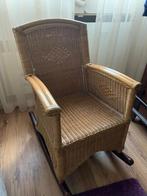 Schommelstoel rotan, Huis en Inrichting, Fauteuils, Ophalen of Verzenden, Zo goed als nieuw, Riet of Rotan