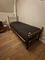 Klassiek stalen bed, Ophalen, Gebruikt, Eenpersoons