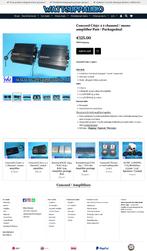 Concord CA50-2 2 kanaals / mono versterker / set van 2, Gebruikt, ., Ophalen of Verzenden, .